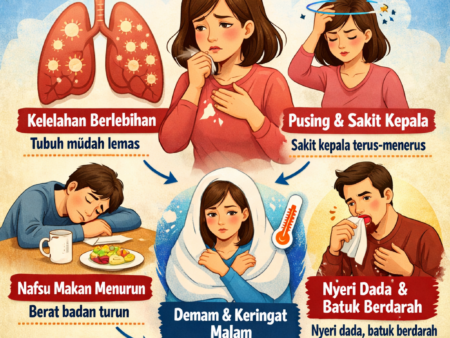 Gejala Penyakit Tuberkulosis yang Sering Terlewatkan