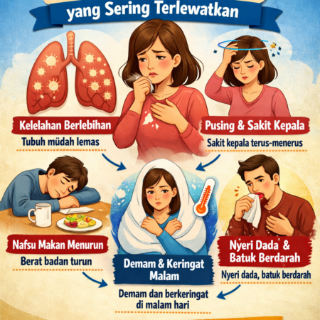 Gejala Penyakit Tuberkulosis yang Sering Terlewatkan