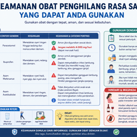 Keamanan Obat Penghilang Rasa Sakit yang Dapat Anda Gunakan